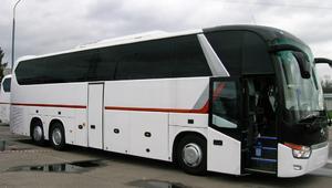 Автобус King Long (салон - синий велюр)