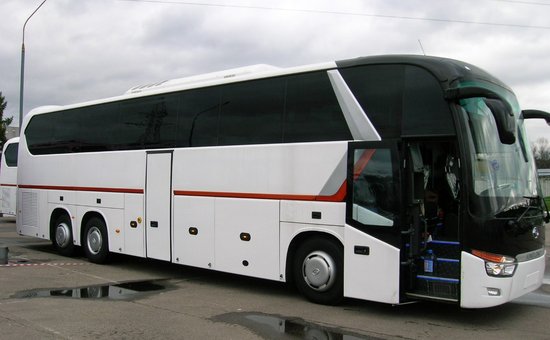 Автобус King Long (салон - синий велюр)