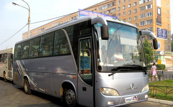 Автобус Golden Dragon Town Cruiser (синий салон)