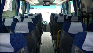 Автобус Higer 6885 белый (синий салон) - 3