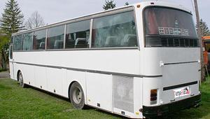 Автобус SETRA белый (красный салон) - 2
