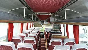 Автобус SETRA белый (красный салон) - 3