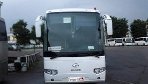 Автобус Higer белый (синий салон) - 2