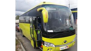 Автобус Yutong желтый