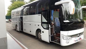 Автобус Yutong белый (синий салон)