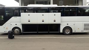 Автобус Yutong белый (синий салон) - 2