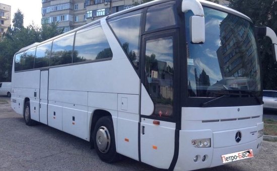 Автобус MERCEDES Tourismo (сине-оранжевый салон)