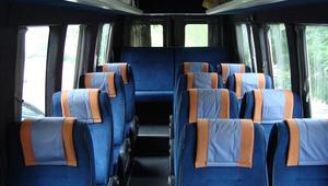Микроавтобус Ford Transit серый (синий салон) - 2