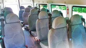 Микроавтобус Ford Transit белый (салон ткань) - 2