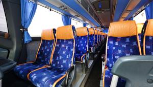 Автобус MERCEDES Tourismo (сине-оранжевый салон) - 2